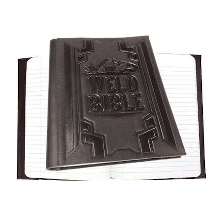 Blue Demon WELD BIBLE - LEATHER BOUND X 100 PAGE WELDERS NOTEBOOK BDWA-THEWELDBIBLE